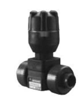 6 Bar Pneumatic Safety Valve PVC , DN12 Plastic Manual Diaphragm Valve
