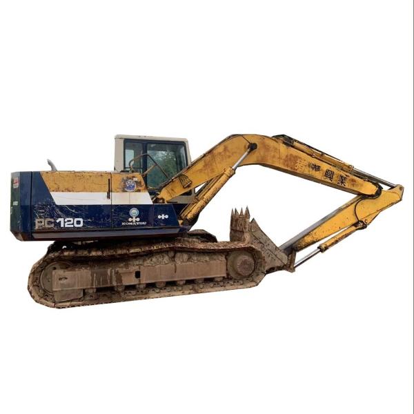 Excavadora PC120-5 PC120 Komatsu usada 100% Japão Original 12000 KG YUKEN válvula hidráulica
