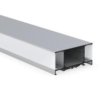 Profil monté extérieur de l'alliage d'aluminium LED, profilé en u de bande de LED avec le service de soudure