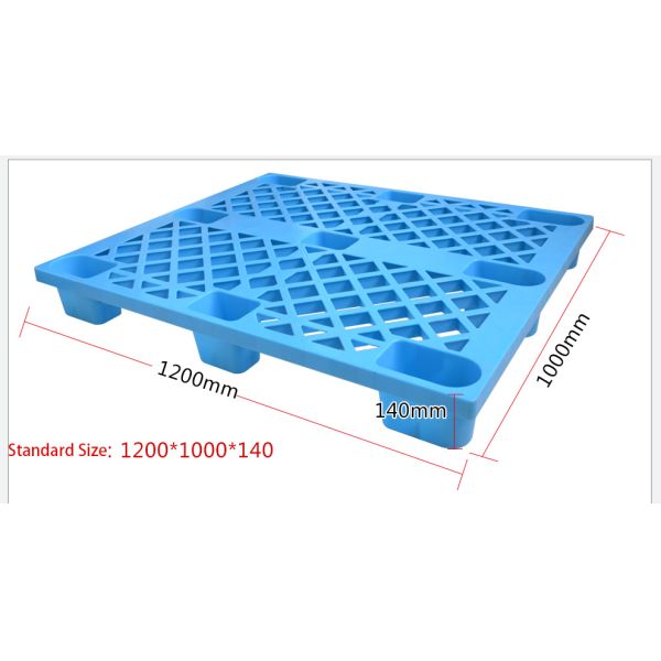 Hdpe Nesting Warehouse Storage Shelves Blue Plastic Pallets Logistic Standard