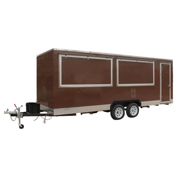 High Productivity Food Trailer with Stainless Steel Insulation and Tempered Glass