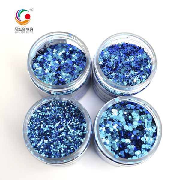 Nail Art Makeup Chunky Chameleon Glitter Star Powder Eye Safe Custom