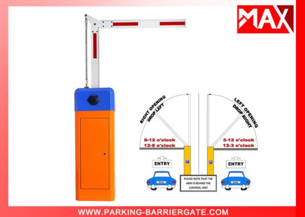Straight Boom Car Park Barriers With Remote Control Heavy Duty , Car Park Safety Barriers