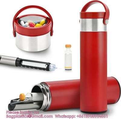 48H Insulin Pens Cooler Travel Case TSA Approved Diabetic Medicine Travel Cooler, Portable Insulin Medical Cooler
