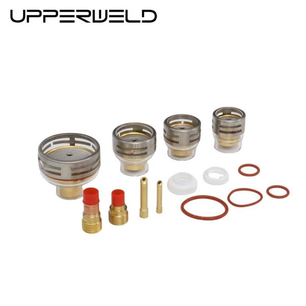 OEM Customized TIG Accessories Gas Lens Wedge Collect and Ceramic Tig Welding Cup Set