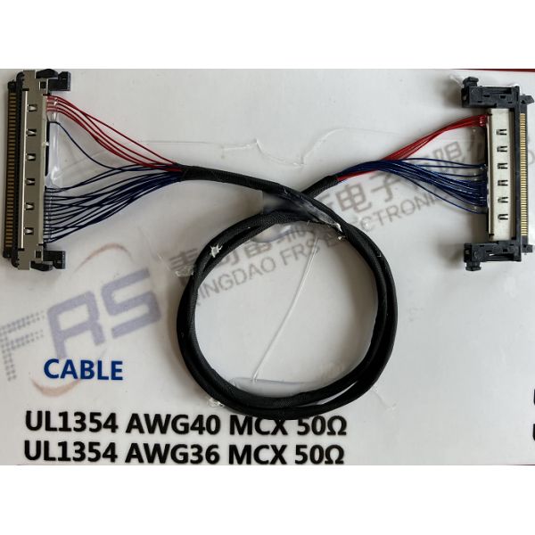 0.8mm Awg40 LVDS 30 Pin Connector Cable 180mm Wire Harness