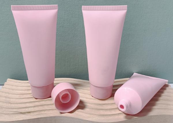 Transparent LDPE HDPE Eco Friendly Cosmetic Tube For Body Lotion Packaging