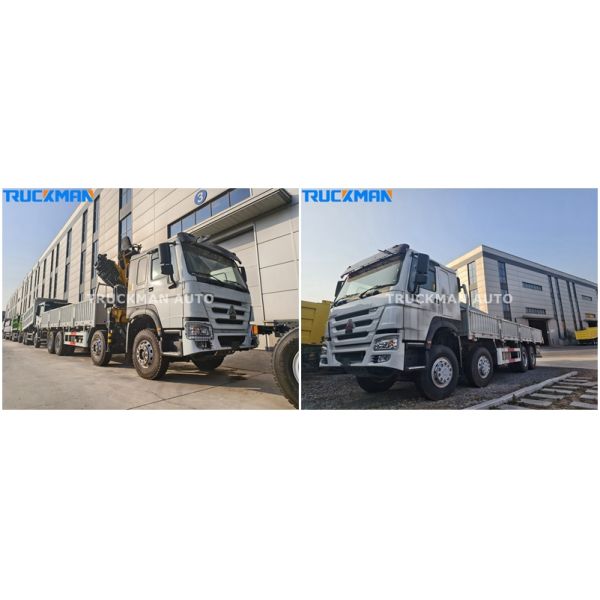 Reliable 6x4 380HP SINOTRUK HOWO Flatbed Cargo Truck For Angola