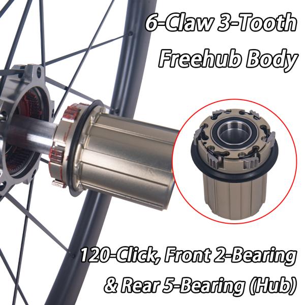 RUJIXU 700c Carbon Bike Wheels 50 25mm Width Clincher Wheel Bicycle Rim Brake Cycling Wheels Bicycle Wheelset