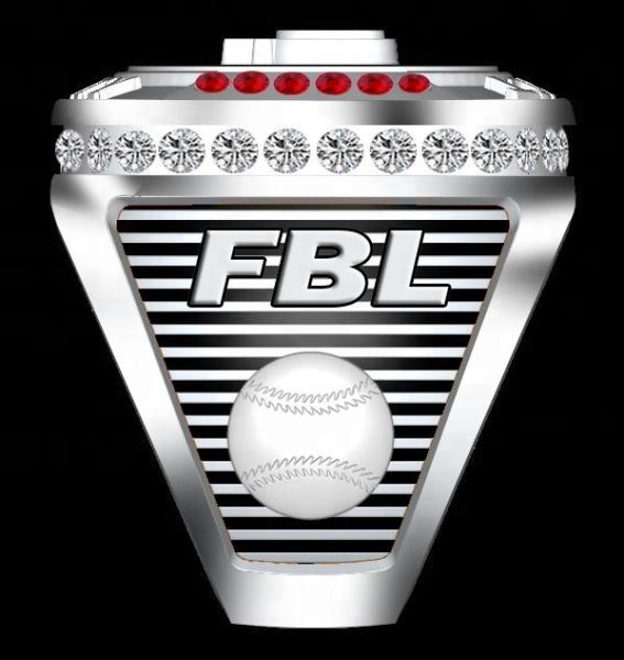 Sport Silver  Fantasy Baseball Championship Rings