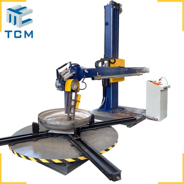 Stainless Steel Dished head Polishing Machine automatic steel surface polishing machine
