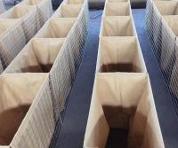 Barrière de gabions soudés par fil galvanisé: 10 m mur d'inondation du bastion de défense - boîtes de barrière défensive pour la protection