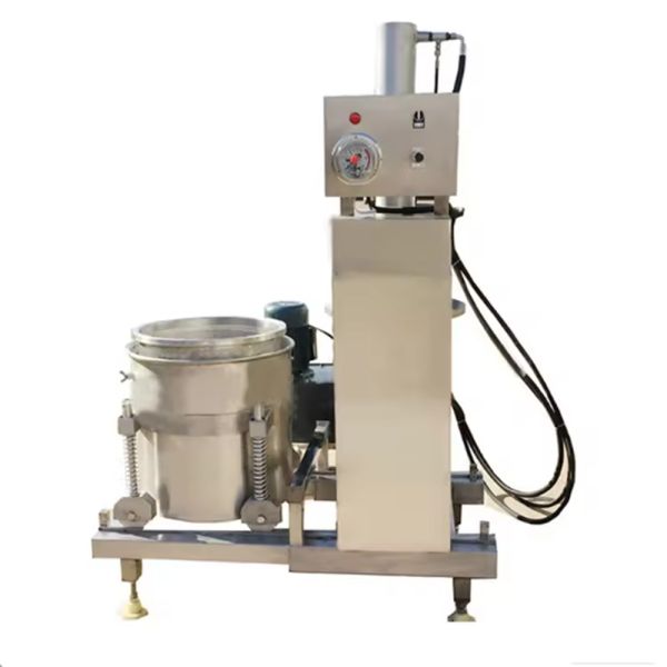 Custom Commercial 36L Manual Hydraulic Jack Honey Fruit & Vegetable Press Stainless Steel Commercial Hydraulic Cold-Press Grape Juicer