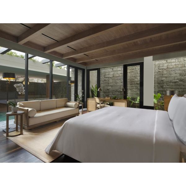 Тропический роскошный праздник/курортный отель на мебелях острова естественных тематических твердых деревянных винтажных