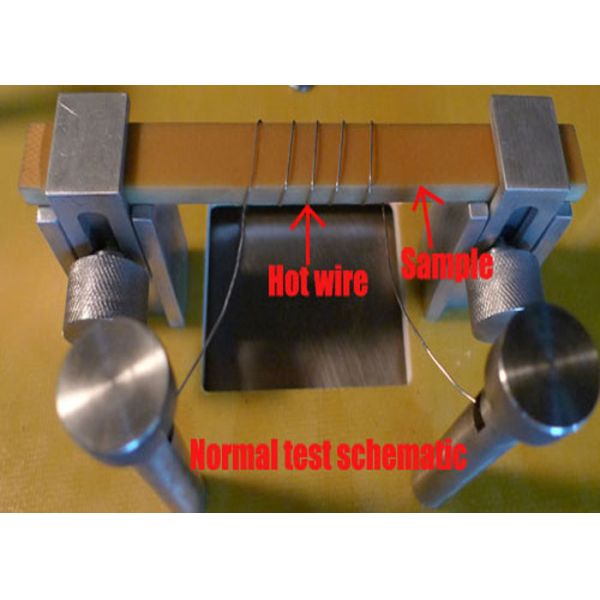 Probador caliente de la ignición del alambre del equipo de prueba de la inflamabilidad IEC60695 HWI