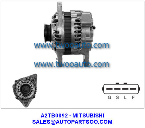 A2T37976 A2T772476 - MITSUBISHI Alternator 12V 65A Alternadores