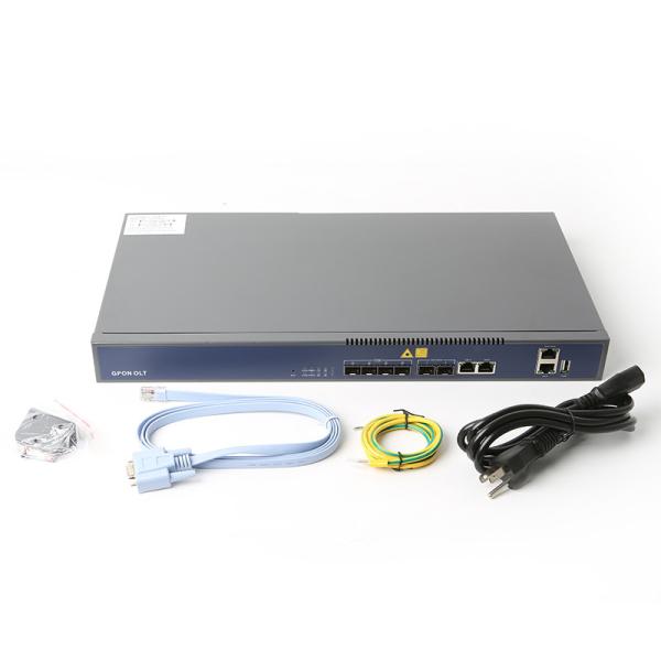 GEPON GPON 4 Port OLT Fiber Network FTTH 20KM Transmission Distance ZC-P1004G
