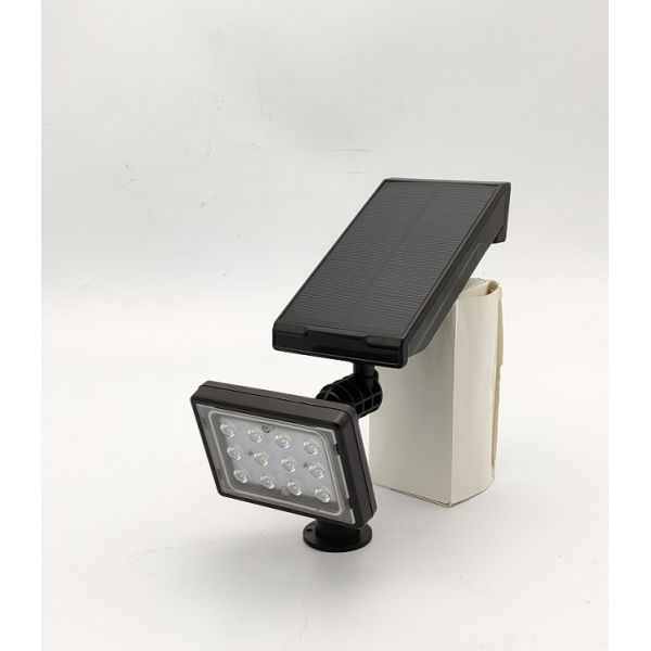 Солнечная приведенная в действие батарея лития 21.5x13.5x8.5cm ABS 1500mah 18650 света СИД 12LED