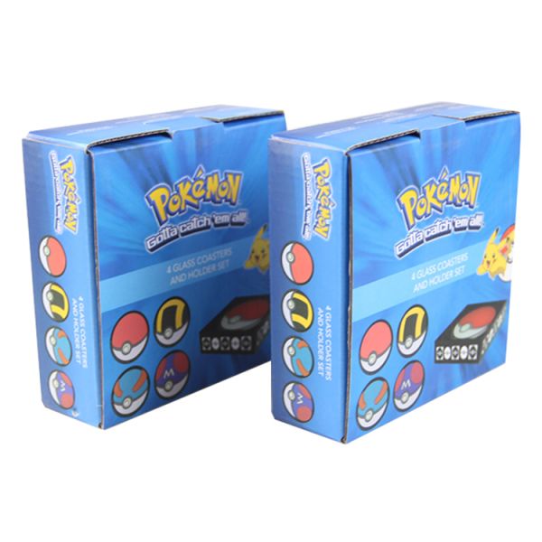 Customized Shape Tea Bags Packaging Boxes with UV Coating and Custom Printed Kraft Paper