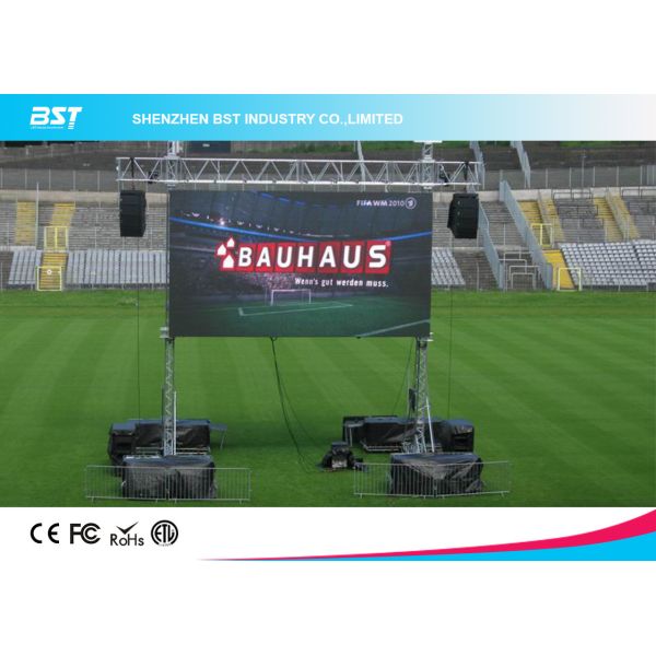 Outdoor HD Rental Led Screen Pixel Pitch 6.66mm With 140 Degree Viewing Angle