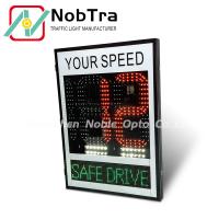 Cliente OEM Radar sinal de velocidade de tráfego com LED vermelho & âmbar