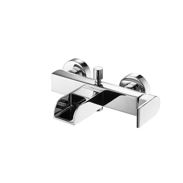 СИД Chrome крана смесителя ливня крана смесителя ванны крана водопада крана ванны латунное