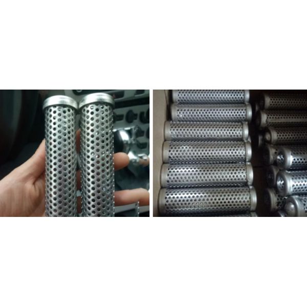 Metal 304 316 Stainless Steel Perforated Filter Tube Wire Mesh Metallic