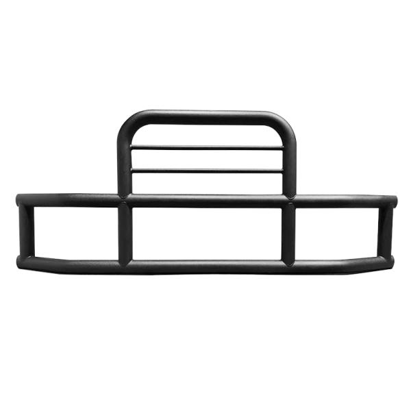 Front Bumper Guard for Cargo Trucks Steel Deer Guard with Bracket Grill Guard Semi Truck Bumper