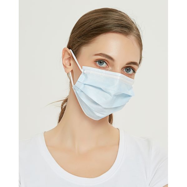 S&J Secure+ Anti Sensitive Disposable hypoallergenic Face Mask 3 layer Face Mask