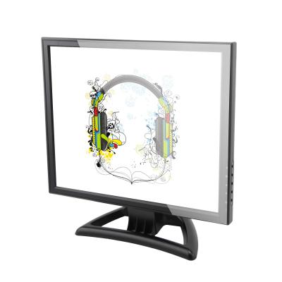 15 moniteur résistif d'écran tactile de 12VDC USB/moniteurs stables de point de vente de support