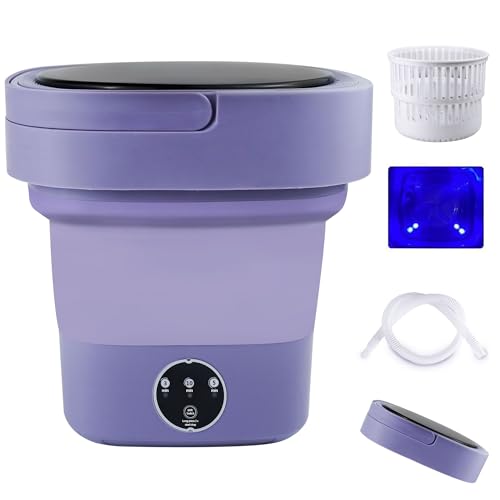 Plastic Tub Fully-automatic Portable Mini Folding Washing Machine for Underwear Socks
