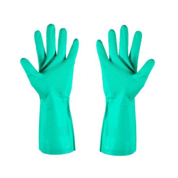 Chemotherapy Tested Green Nitrile Glove Ambidextrous and Comfortable