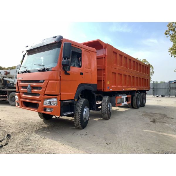 Used HOWO 375 Dump Truck In Excellent Condition / Used 8*4 Dump Truck