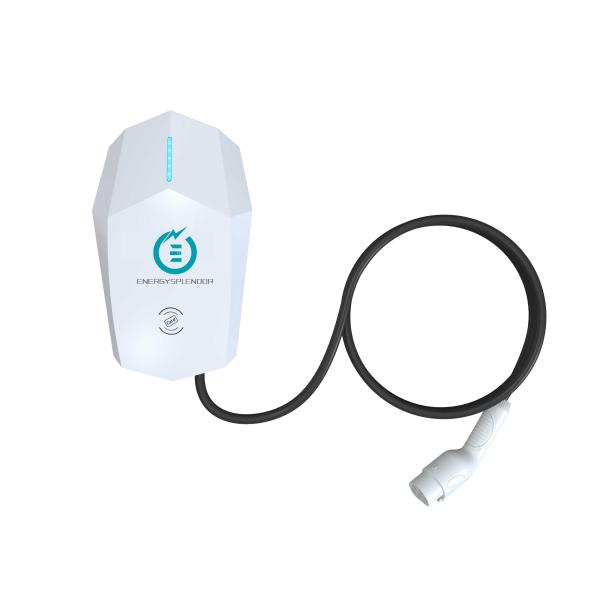CE TUV Wall Mounted EV Charger 5m Cable EV Charging Pile