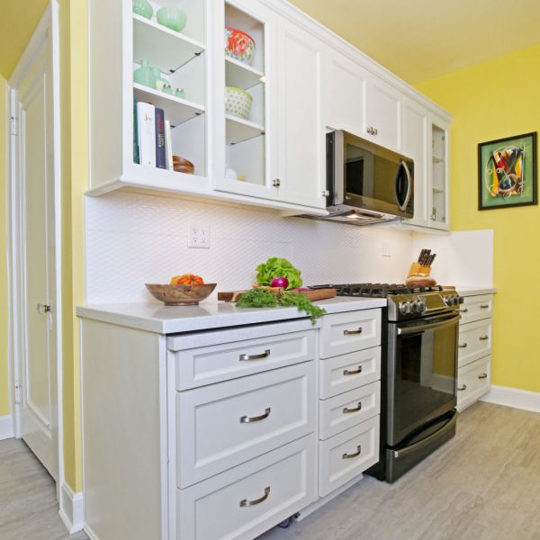 Modular Kitchen Glass Design Modern Shaker Style Lacquer Unit Small Furniture Whole Kitchen Cabinet Set