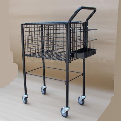length 600mm Height 800mm 4 Wheel Shopping Trolley , Tennis Ball Carts TUV approve