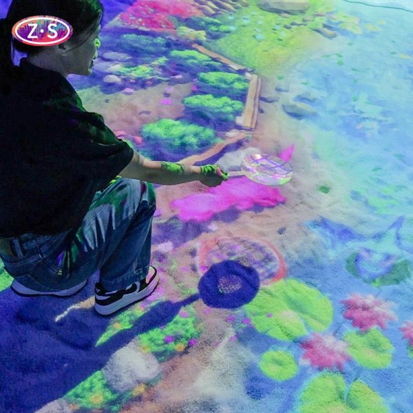 Immersive AR Beach Experience Interactive Sand & Sea Display