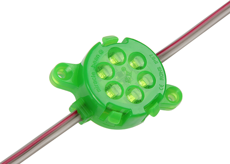 UV свет водить пиксела предохранения 6pcs SMD 2835 зеленый для торцевого освещения