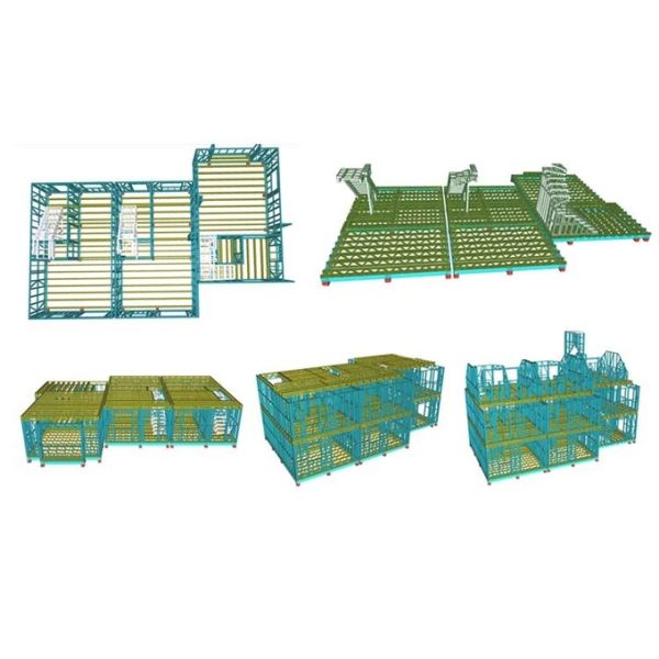 3-этажные сборные жилые дома с легкой стальной конструкцией