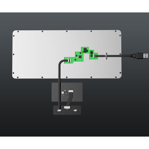 industrial keyboard with touchpad Устойчивая силиконовая клавиатура, встроенная в ПКБ, устойчивая к солёному туману