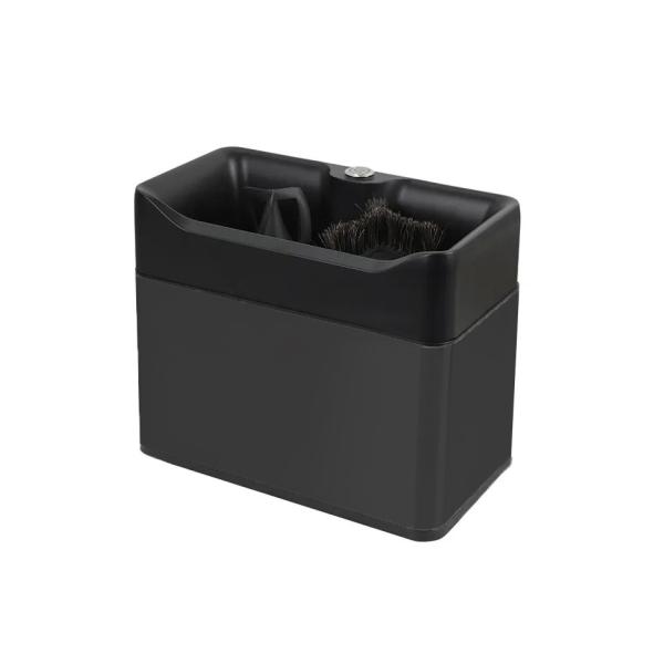 Limpeza de portafiltros de café metálicos para escovas de limpeza em máquinas comerciais de expresso