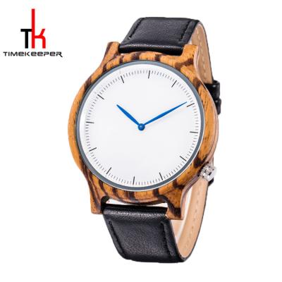 Custom Bracelet Wood And Leather Watch / Wood Face Watch Not Specified