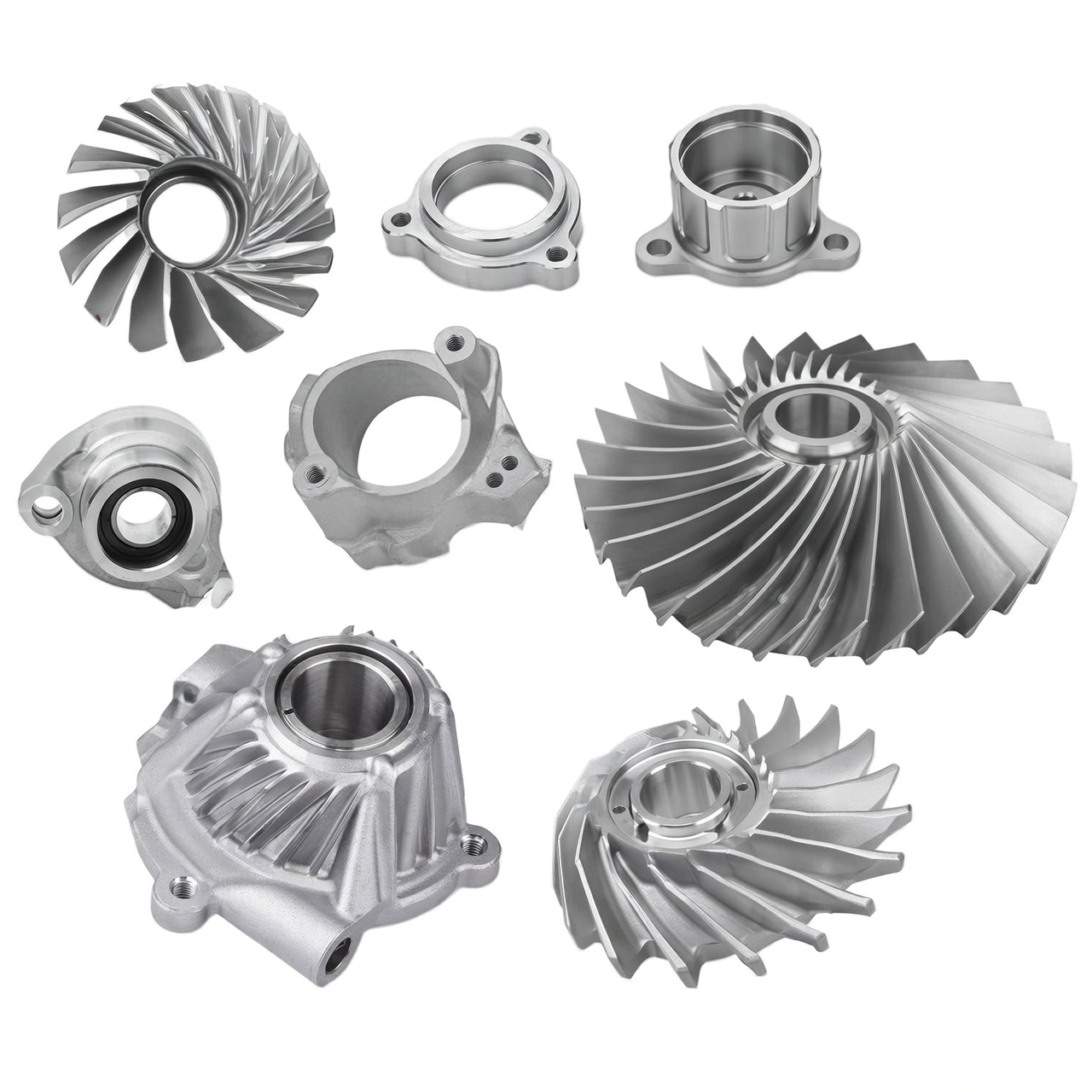 CNC Machined Stainless Steel Transmission Gears Industrial Equipment Bevel Pinion Spiral Bevel Gear of Broaching Type