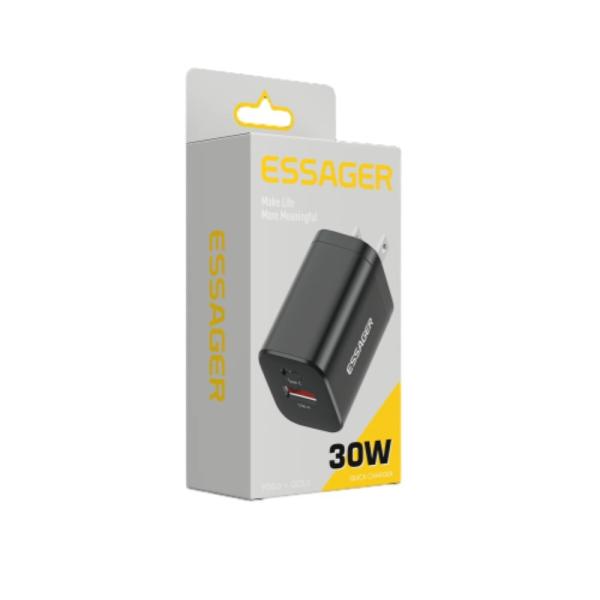 Essager 30W Fast Charger EU US UK Plug Fast Wall Charging For Cell Phone Pad Mobile Phone