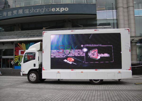 HD P8 Truck Mounted LED Screen 100000hrs Lifespan Mobile Advertising LED Display