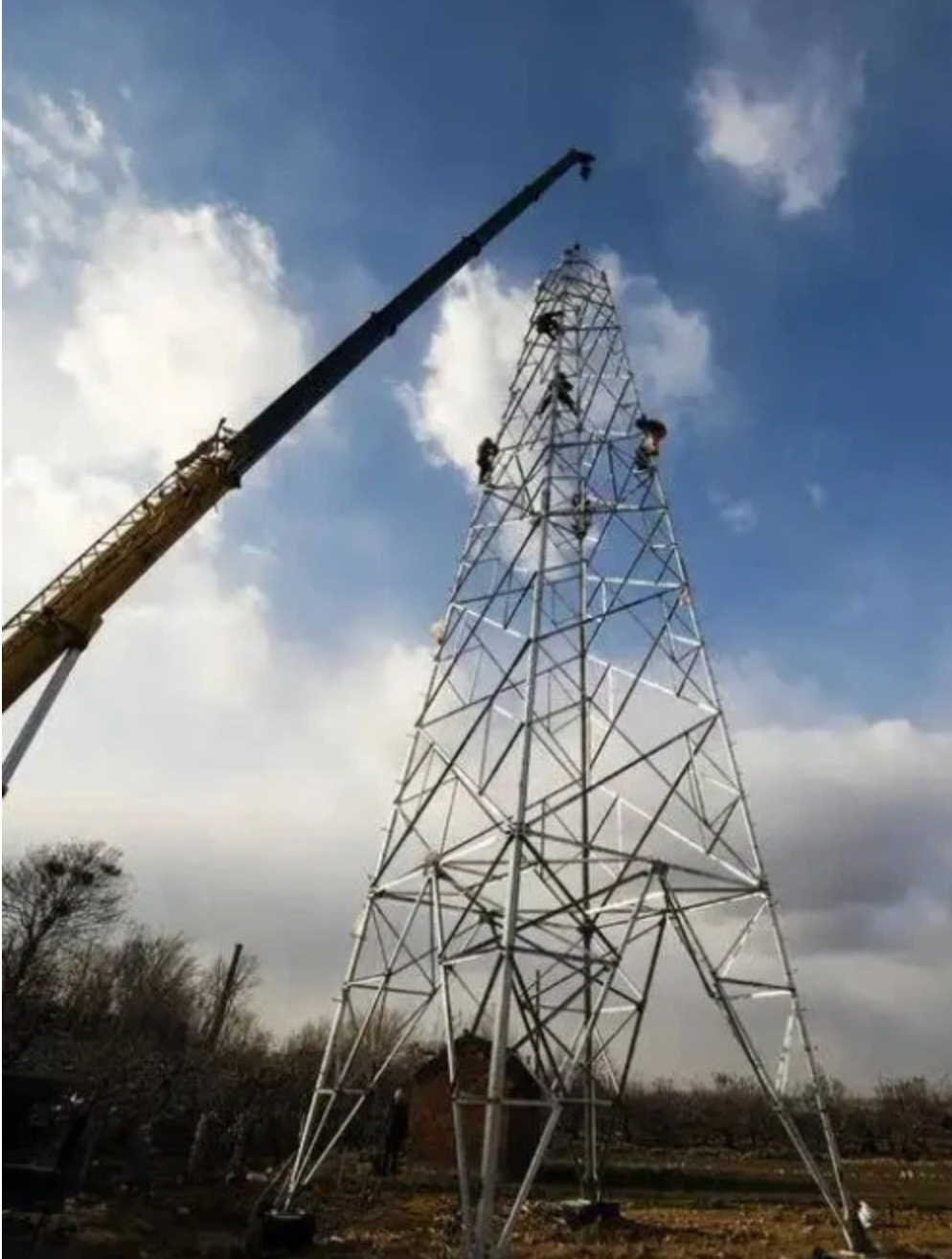 10kV - 1000kV Telecommunication Towers Heat Resistant Angle Tower