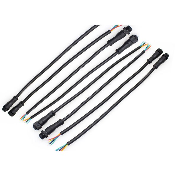 Кабель ядра M12 электропитания 5 СИД водостойкий