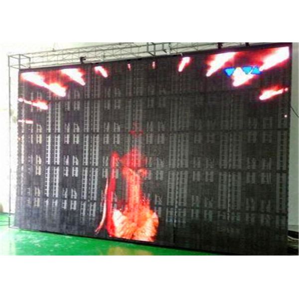 Full Color P10 Indoor LED Mesh Curtain , LED Video Wall Curtain For Stage