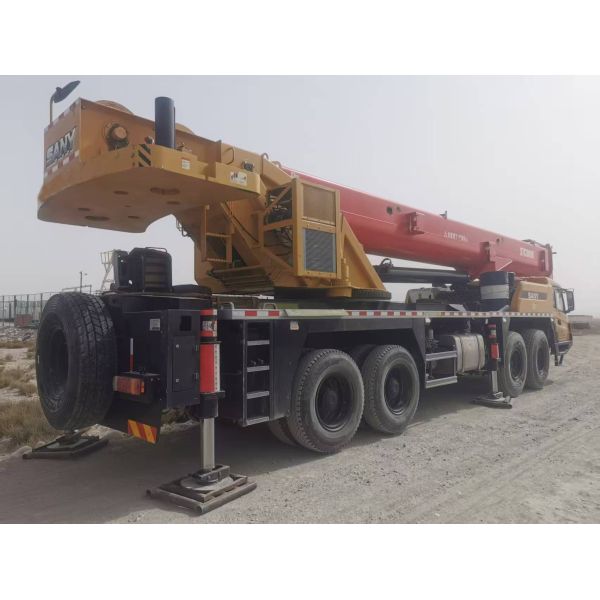 2023 Sany Used Crane STC800E5 Main Boom 66m Jib 18.5m Counterweight 16t Running Time 2793h Mileage 11,311km Very Good Working Condition