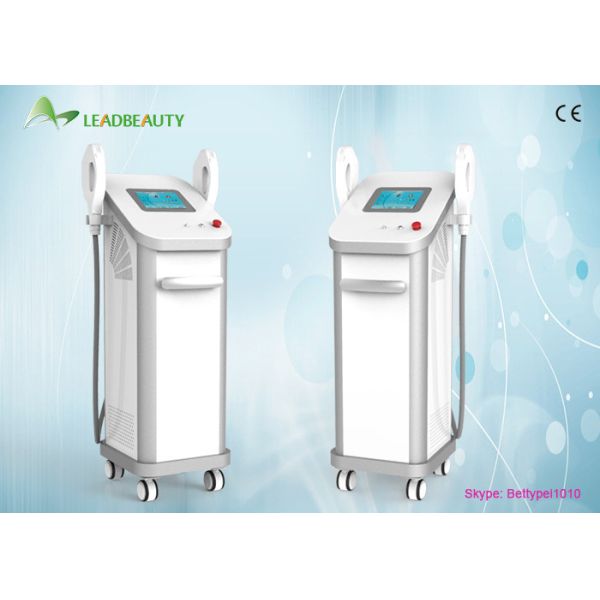 Factory price elight ipl rf IPL SHR&E-light hair removal equipment with double handles